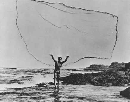 The Ancient Hawaiian Tradition of Net Fishing.