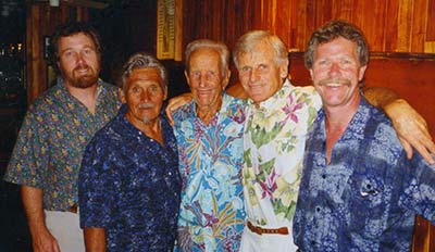  Roy Earnest, Rabbit Kekai, Woody Brown, Fred Van Dyke, David L. Brown